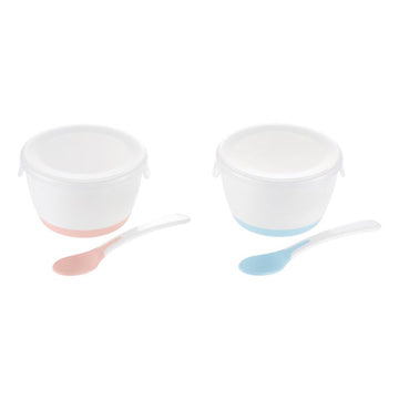 リッチェル TLI STEP1 はじめての離乳食カップ(フタ・スプーン付) トライシリーズ